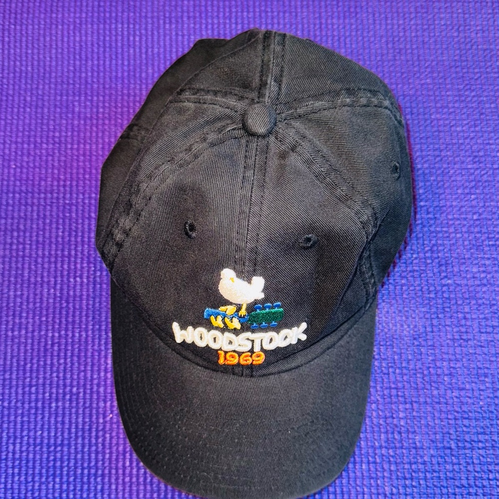 Woodstock 1969 Black Baseball Cap